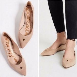 Sam Edelman Point Toe Rosalie Suede Flats Women’s Size 8.5